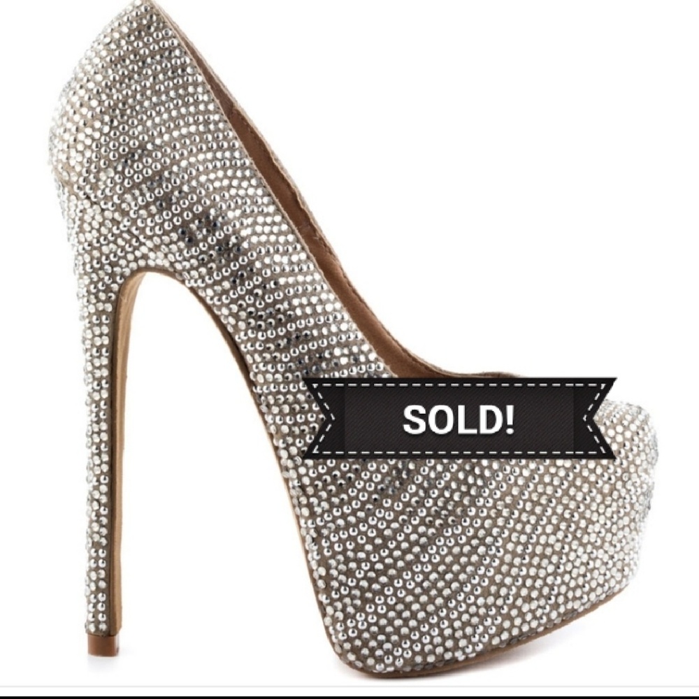 STEVE MADDEN RHINESTONE HEELS